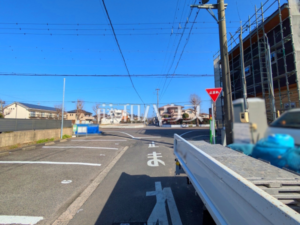 接道状況および現場風景　【岩倉市東町長山】