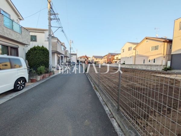 接道状況および現場風景　【志木市中宗岡５丁目】