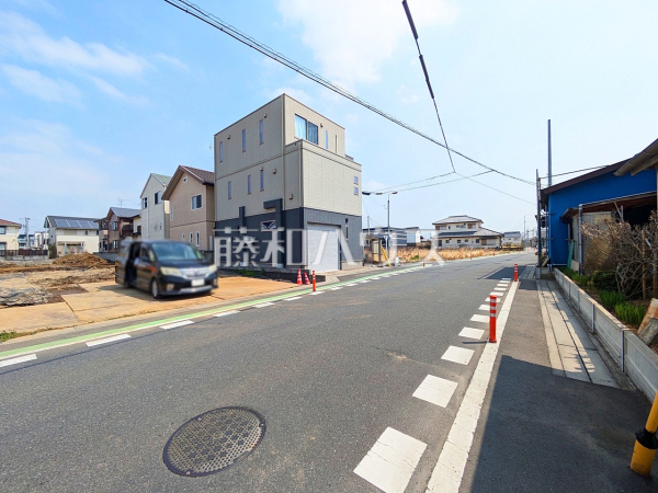 接道状況および現場風景　【志木市中宗岡５丁目】