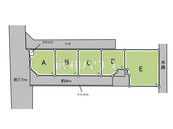 全体区画図　【志木市中宗岡５丁目】