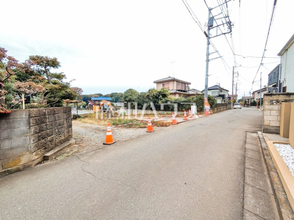 接道状況および現場風景　【清瀬市下宿２丁目】