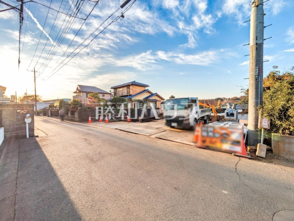 接道状況および現場風景　【清瀬市下宿２丁目】