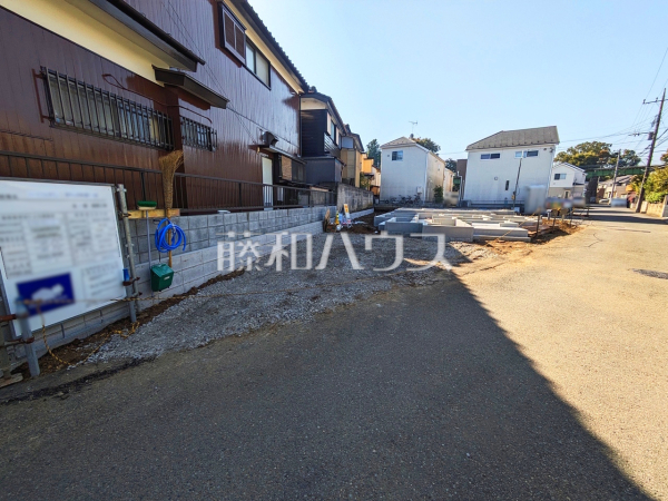 接道状況および現場風景　【東村山市多摩湖町３丁目】