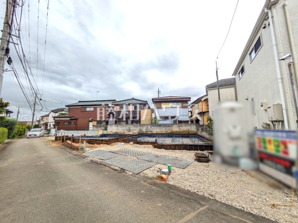 接道状況および現場風景　【東村山市多摩湖町３丁目】