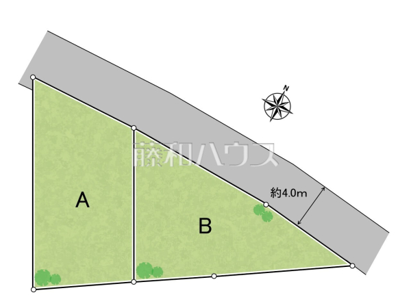全体区画図　【東村山市多摩湖町３丁目】