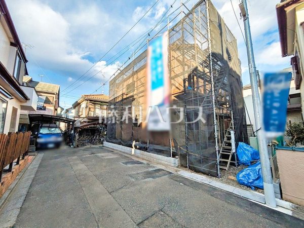 接道状況および現場風景　【東大和市清水４丁目】