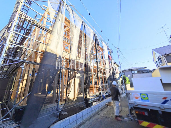 接道状況および現場風景　【東大和市清水４丁目】