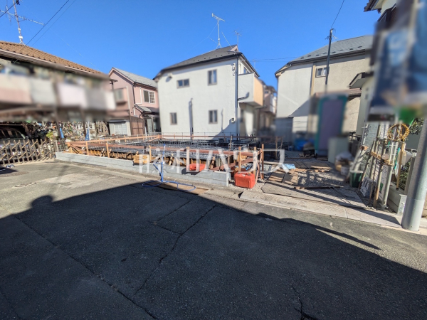 接道状況および現場風景　【東大和市清水４丁目】