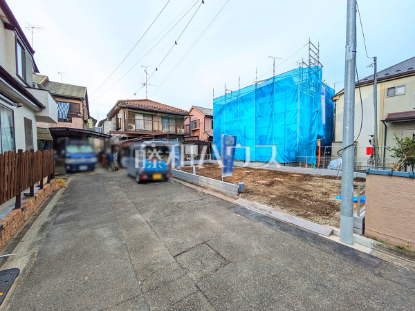 接道状況および現場風景　【東大和市清水４丁目】