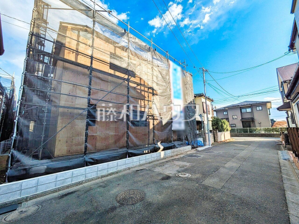 接道状況および現場風景　【東大和市清水４丁目】