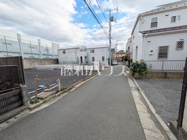 接道状況および現場風景　【中野区若宮３丁目】