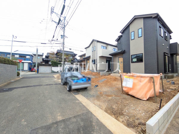 接道状況および現場風景　【福岡市東区青葉６丁目】