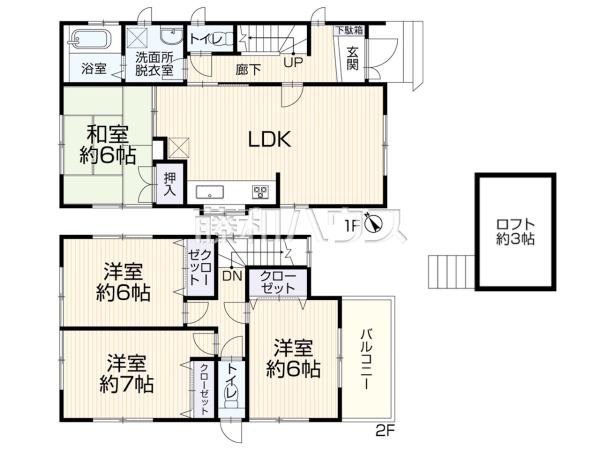 間取図　【小牧市大字間々原新田】