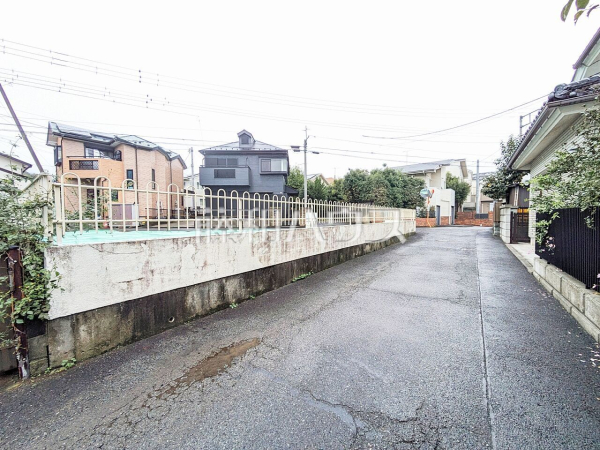 接道状況および現場風景　【八王子市館町】