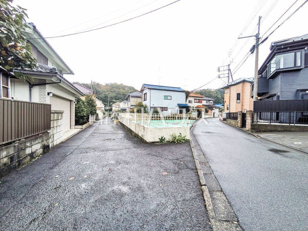 接道状況および現場風景　【八王子市館町】