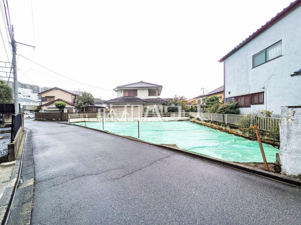 接道状況および現場風景　【八王子市館町】