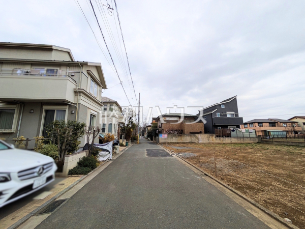 接道状況および現場風景　【武蔵野市吉祥寺北町３丁目】