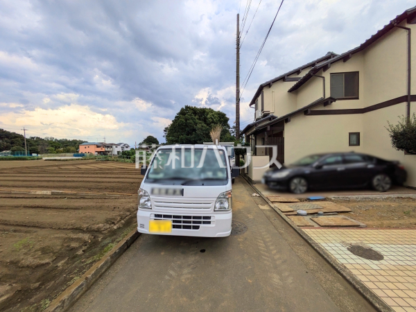 接道状況および現場風景　【朝霞市根岸台８丁目】