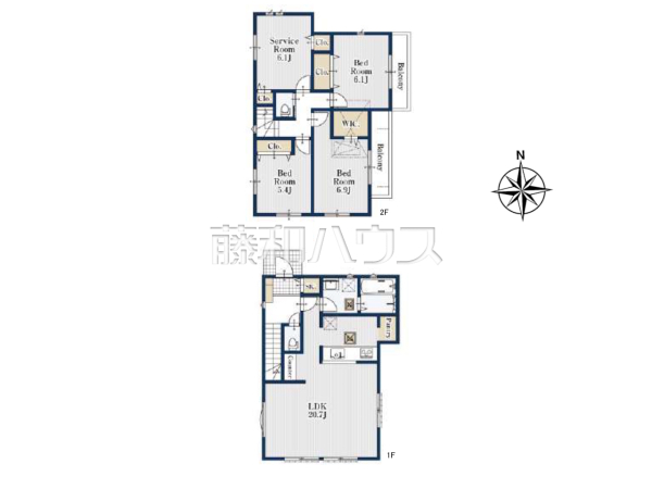 間取図　【朝霞市根岸台８丁目】