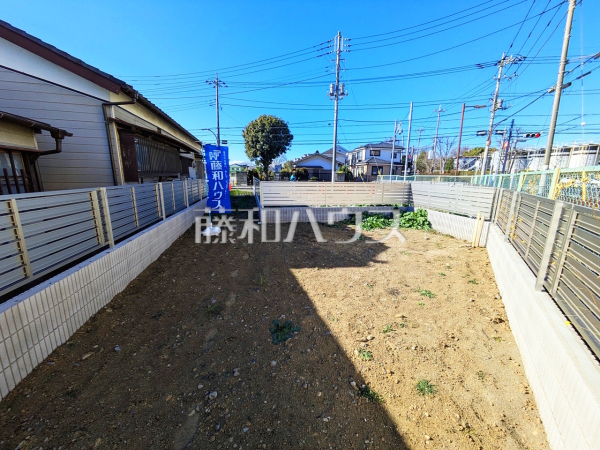 ≪現地外観≫西武多摩川線「是政」駅 徒歩12分！建築条件はございませんので、ライフスタイルに合わせた自由なマイホームづくりが可能です。　【府中市是政６丁目】