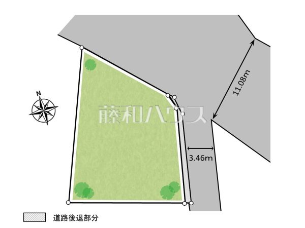 全体区画図　【八王子市横川町】