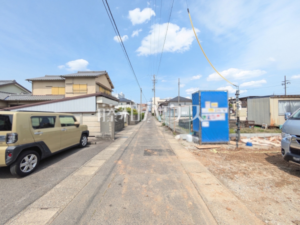 接道状況および現場風景　【春日井市八事町１丁目】