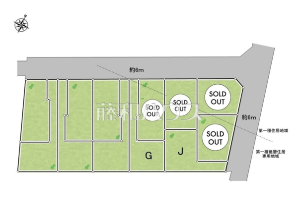 全体区画図　【小金井市前原町４丁目】
