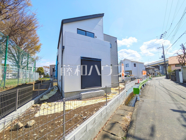 接道状況および現場風景　【日野市新町３丁目】