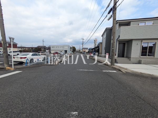 接道状況および現場風景　【春日井市白山町７丁目】