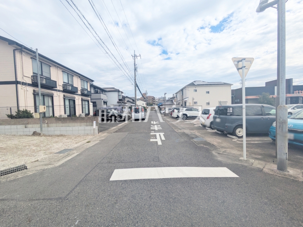 接道状況および現場風景　【春日井市白山町７丁目】