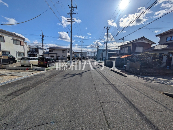 接道状況および現場風景　【春日井市不二ガ丘２丁目】