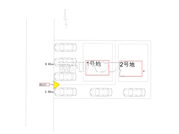 全体区画図　【春日井市不二ガ丘２丁目】
