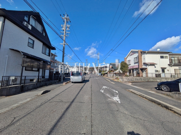 接道状況および現場風景　【春日井市不二ガ丘２丁目】