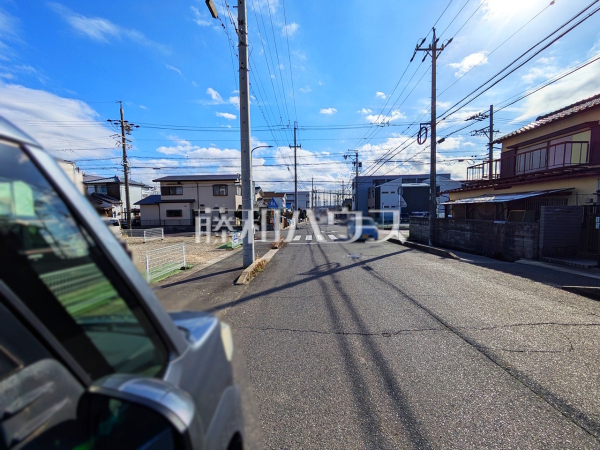 接道状況および現場風景　【春日井市不二ガ丘２丁目】