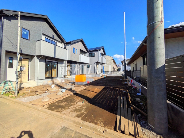接道状況および現場風景　【三鷹市牟礼５丁目】