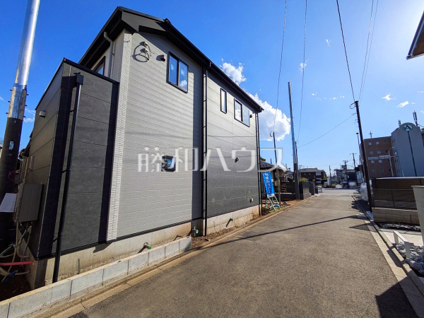 接道状況および現場風景　【三鷹市牟礼５丁目】