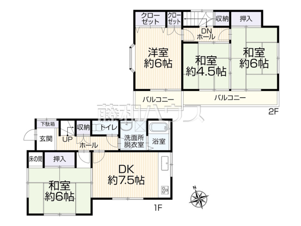 間取図　【東大和市芋窪４丁目】