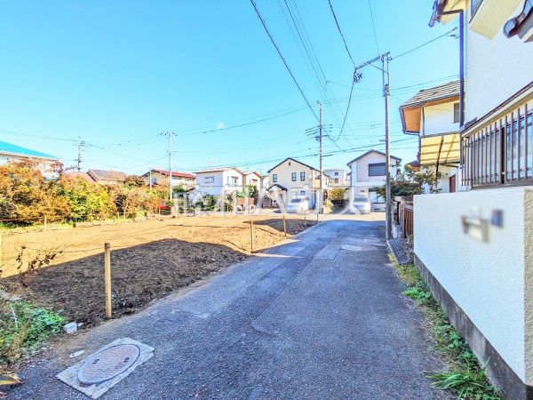 接道状況および現場風景　【小金井市東町５丁目】