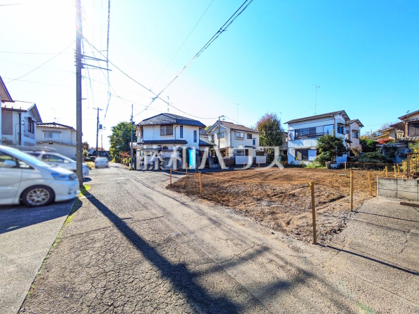 接道状況および現場風景　【小金井市東町５丁目】