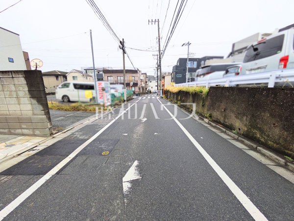 接道状況および現場風景　【板橋区大原町】