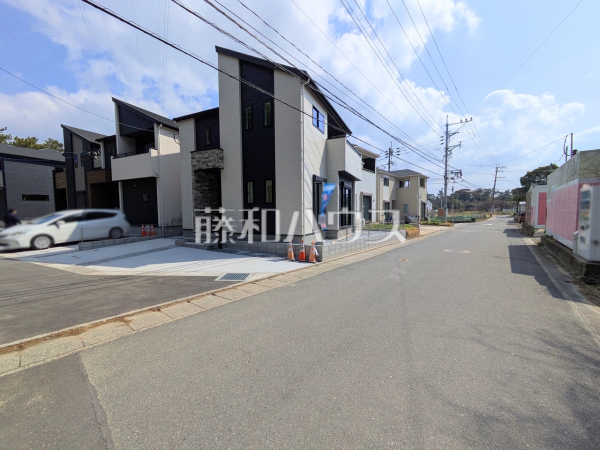 接道状況および現場風景　【福岡市東区奈多２丁目】