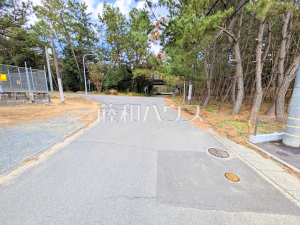 接道状況および現場風景　【福岡市東区奈多２丁目】
