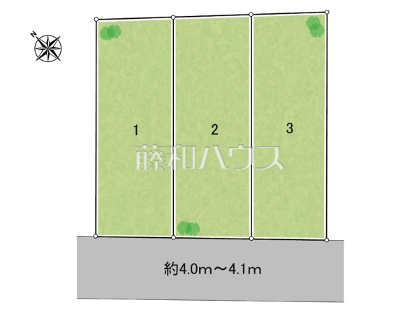 全体区画図　【福岡市西区横浜１丁目】