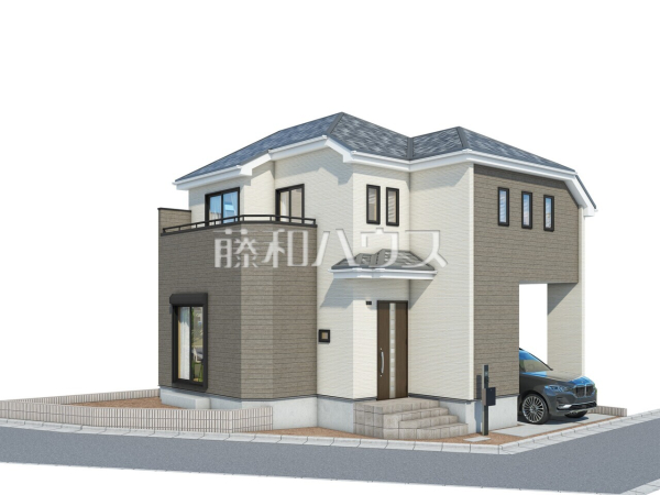 完成予想図（外観）　【朝霞市根岸台４丁目】