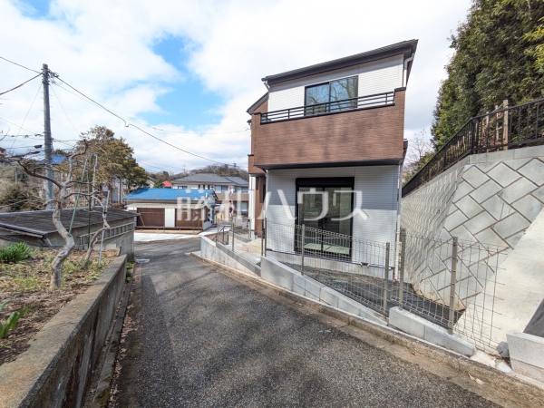 接道状況および現場風景　【八王子市谷野町】