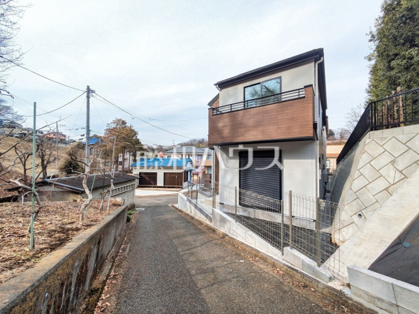 接道状況および現場風景　【八王子市谷野町】