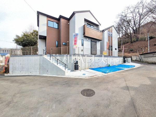 接道状況および現場風景　【八王子市谷野町】