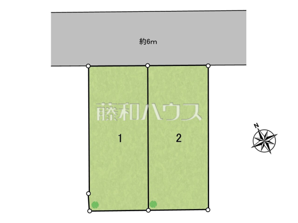 全体区画図　【国立市東３丁目】