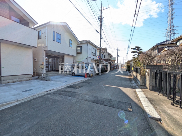 接道状況および現場風景　【国立市東３丁目】