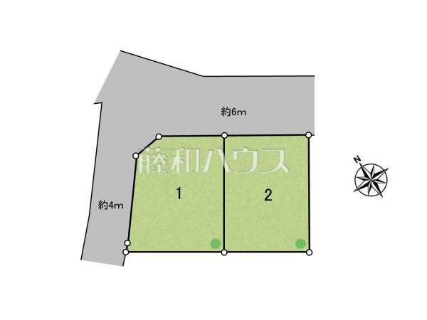 全体区画図　【三鷹市大沢５丁目】